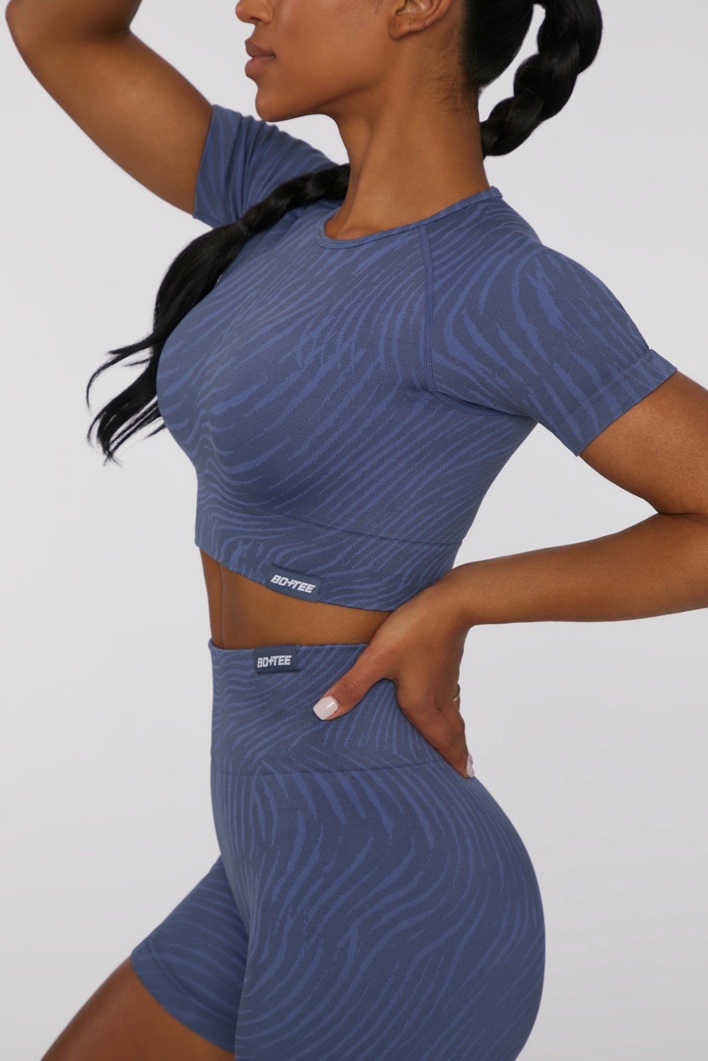 Crop Top in Indigo