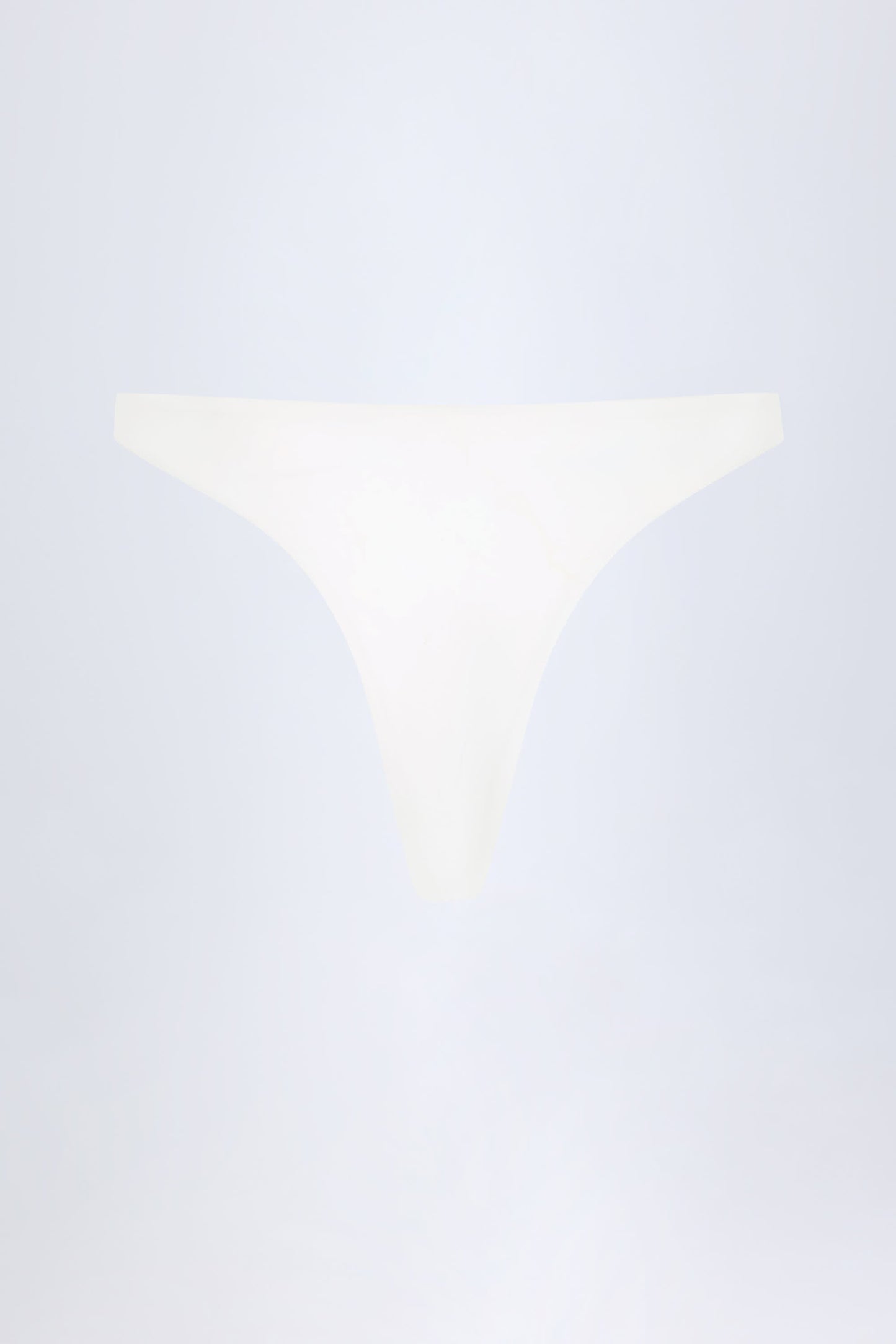 Hardware-Detail Cheeky Bikini Bottoms in White