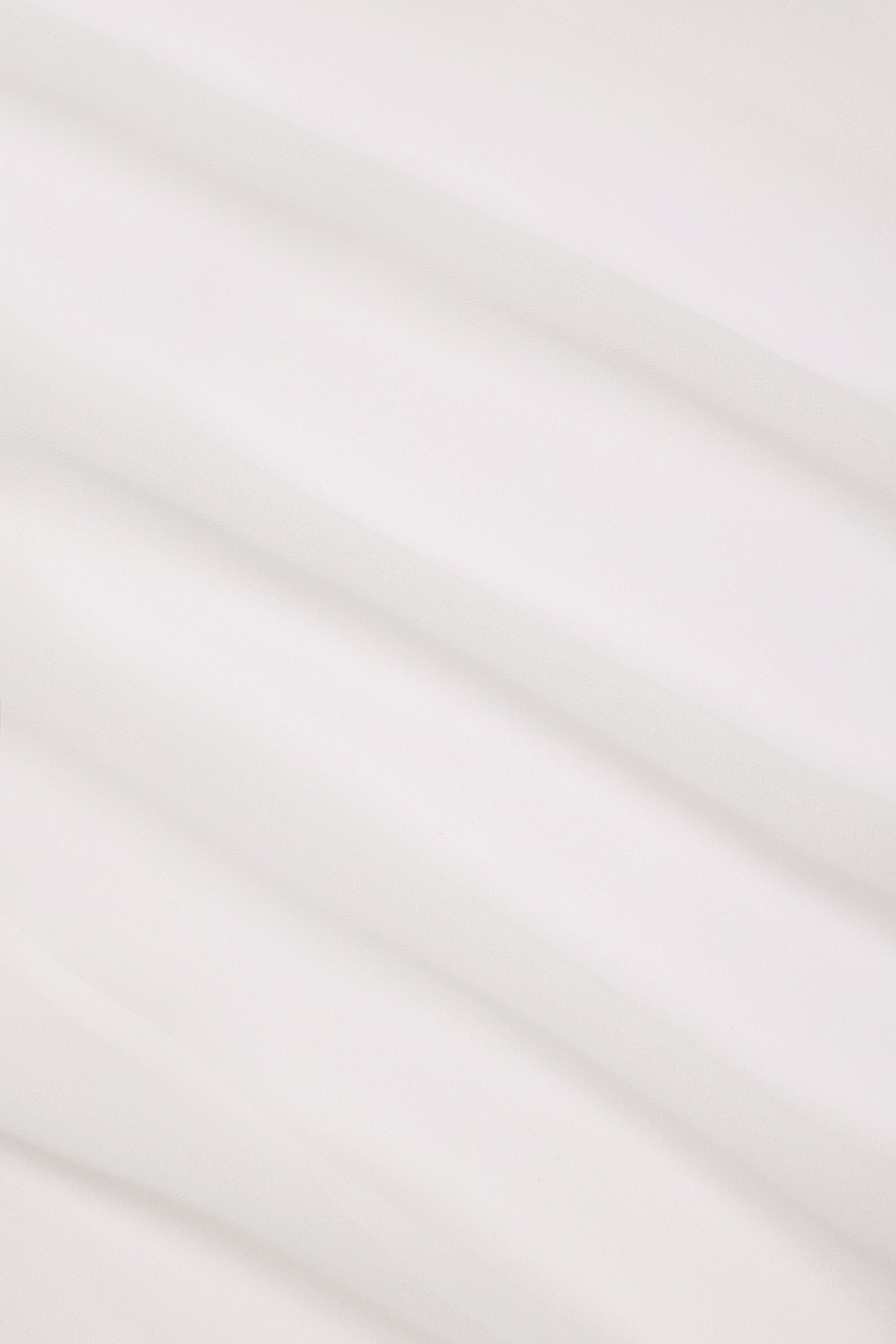 Cowl-Neck Mini Dress in White
