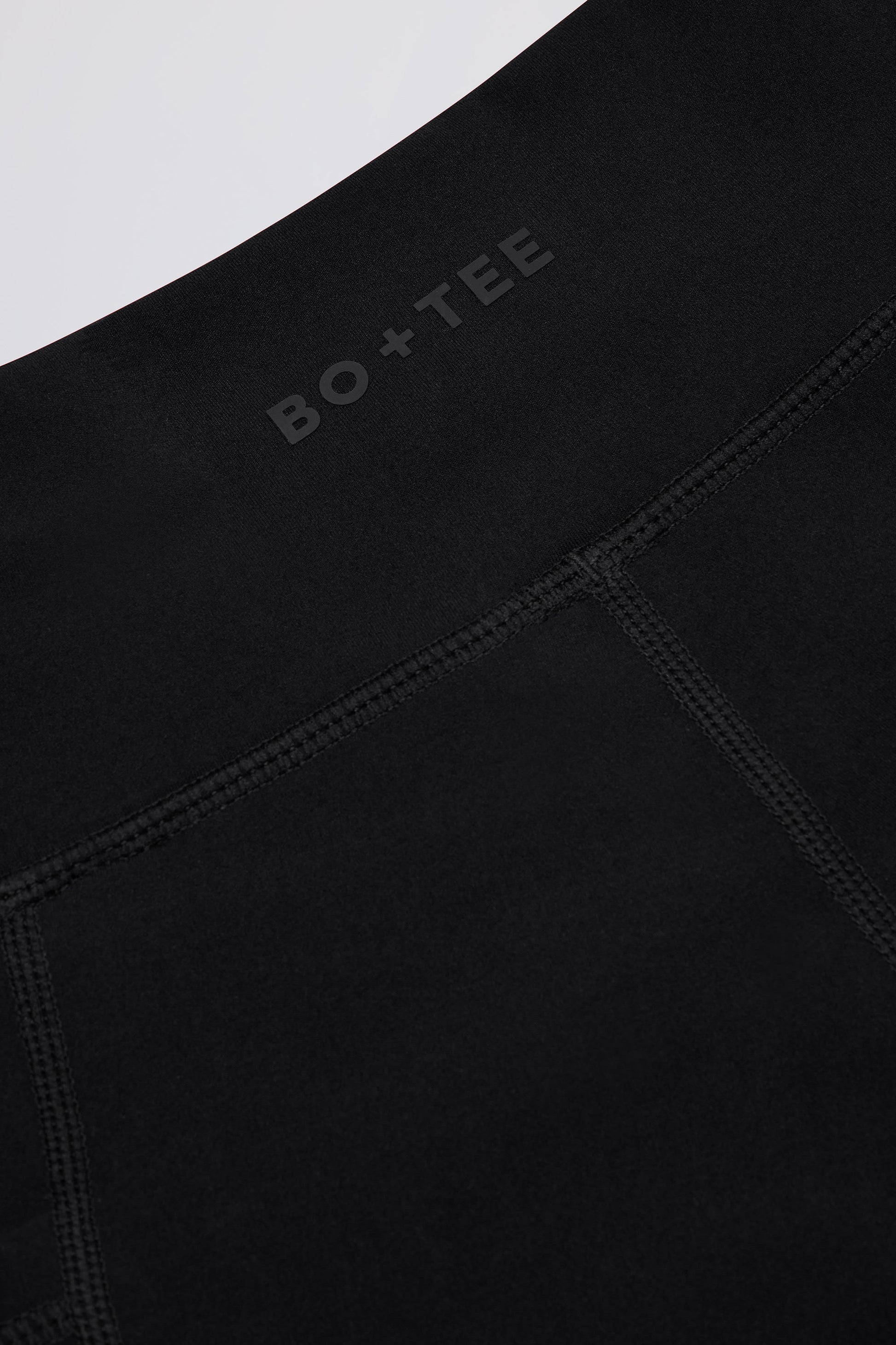 Soft Active Crossover Pocket Shorts in Black