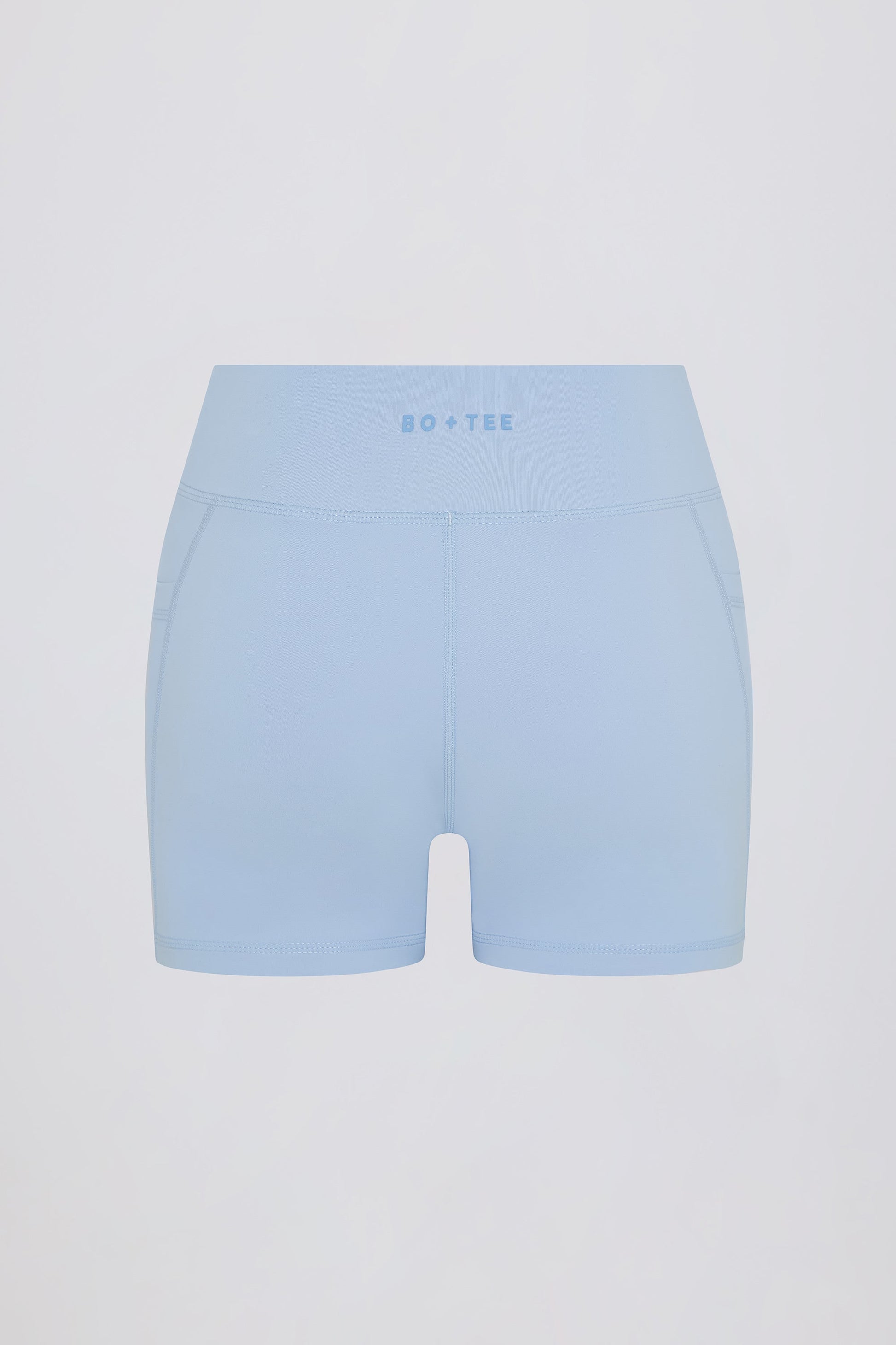 Soft Active Crossover Pocket Shorts in Sky