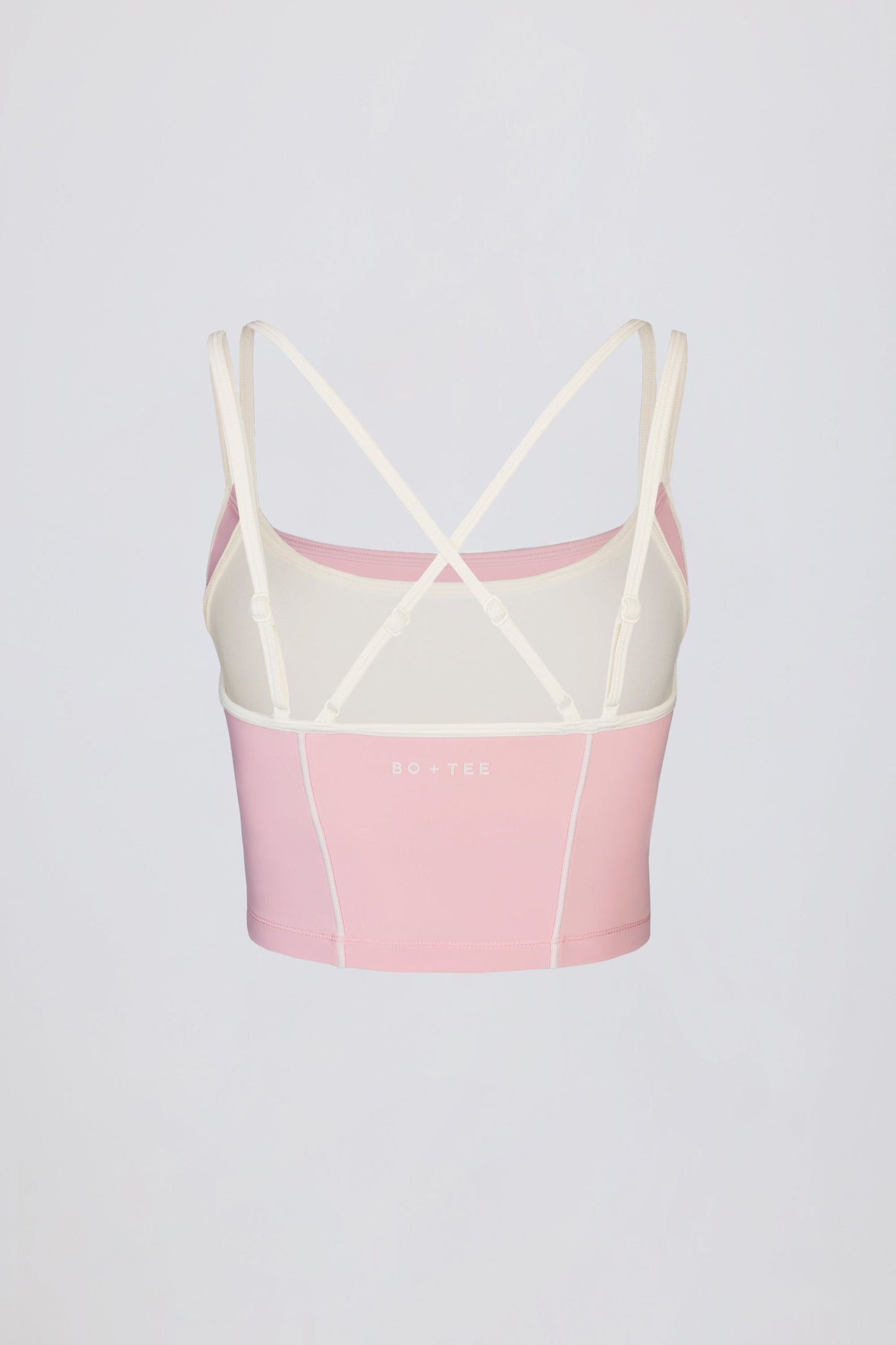 Soft Active Layered Tank Top in Powder Pink