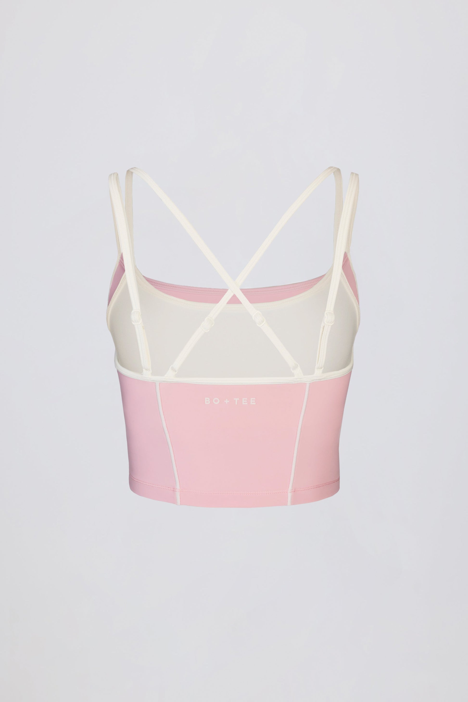 Soft Active Layered Tank Top in Powder Pink