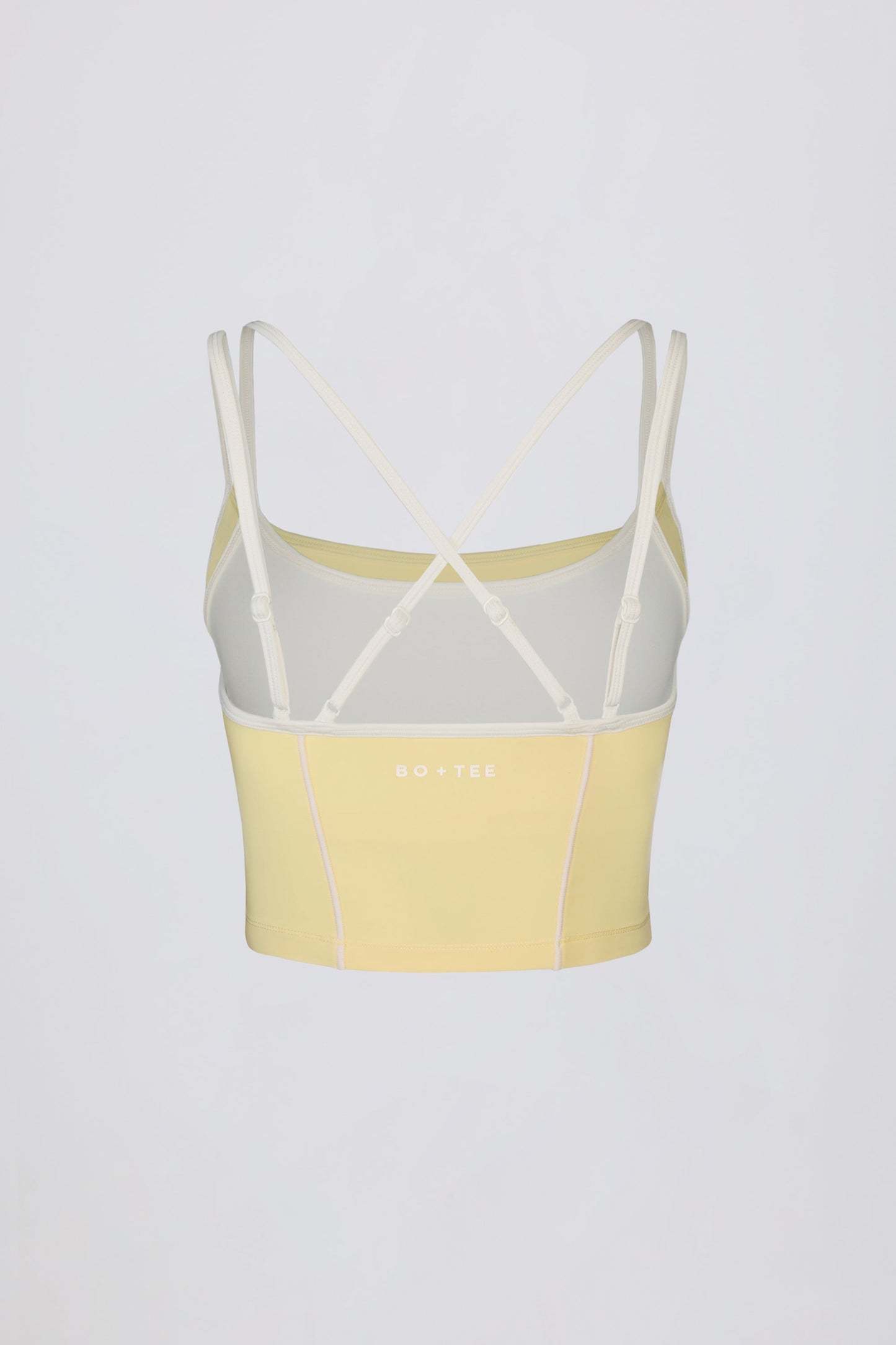 Soft Active Layered Tank Top in Soft Yellow