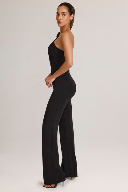 Modal One-Shoulder Jumpsuit in Black