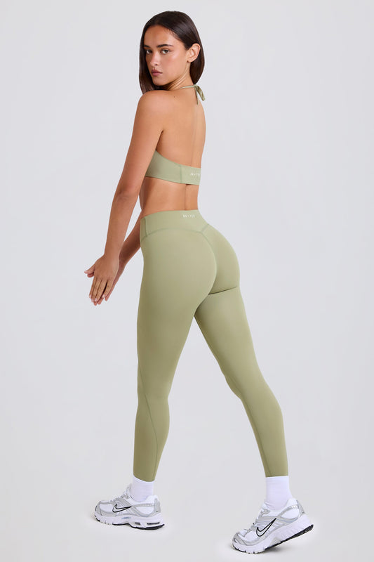 High-Waist Leggings in Matcha