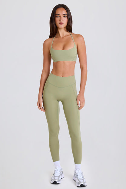 High-Waist Leggings in Matcha