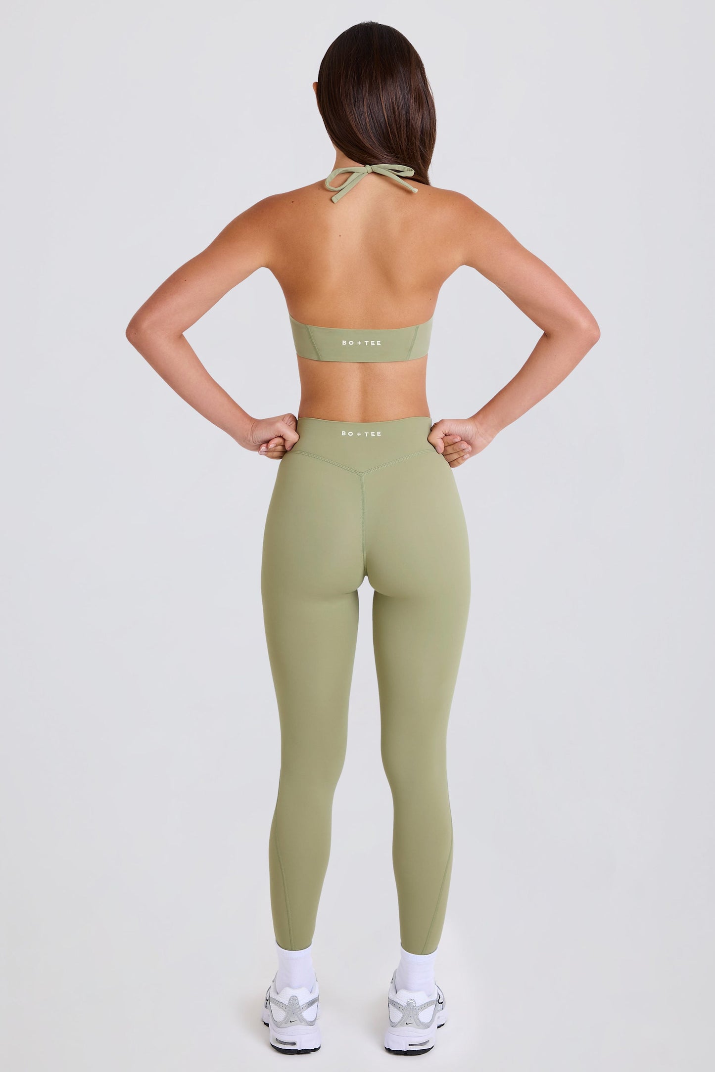 High-Waist Leggings in Matcha