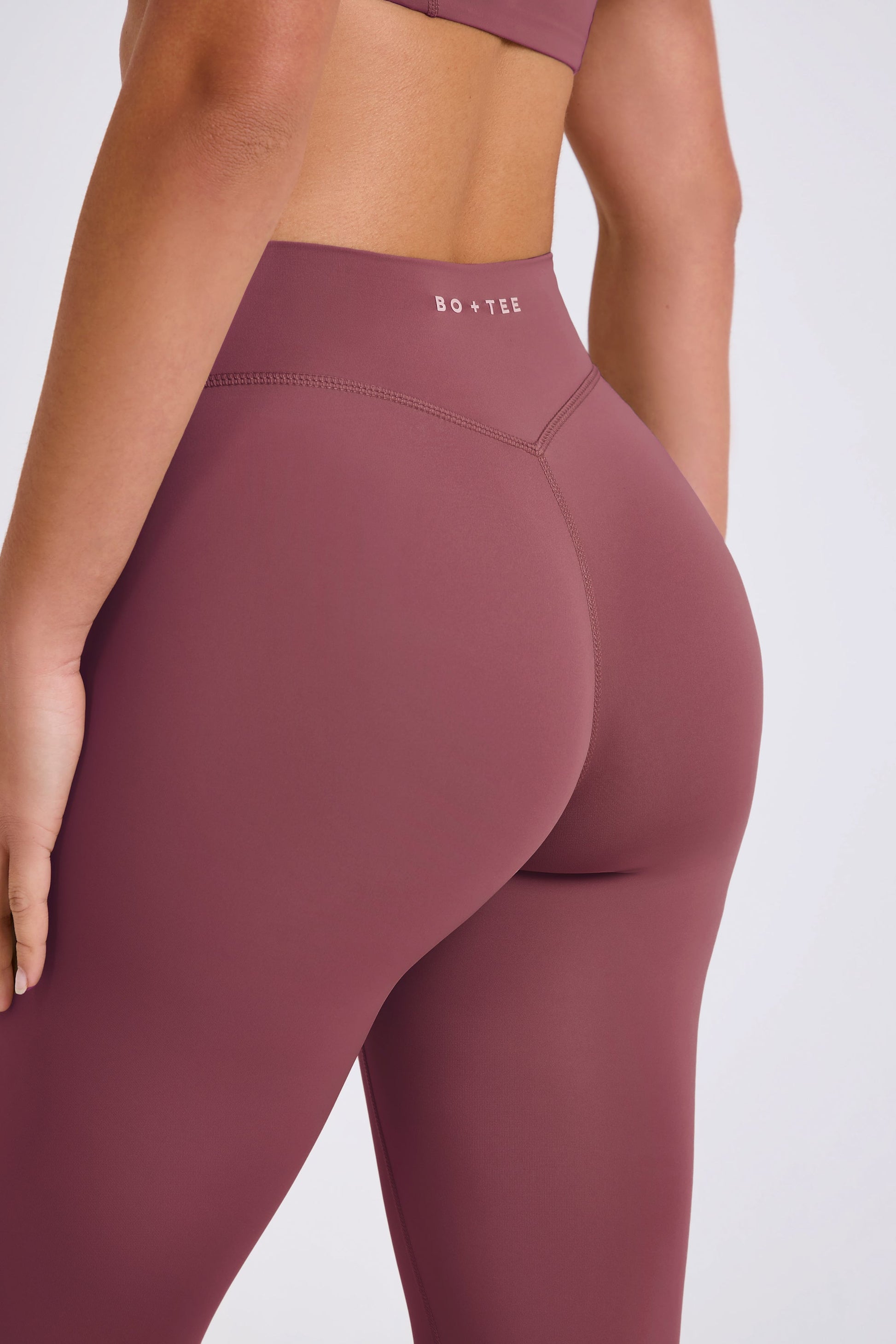 High-Waist Leggings in Acai
