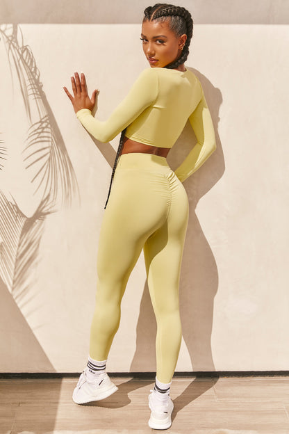 Potential Slinky Full Length Leggings in Yellow