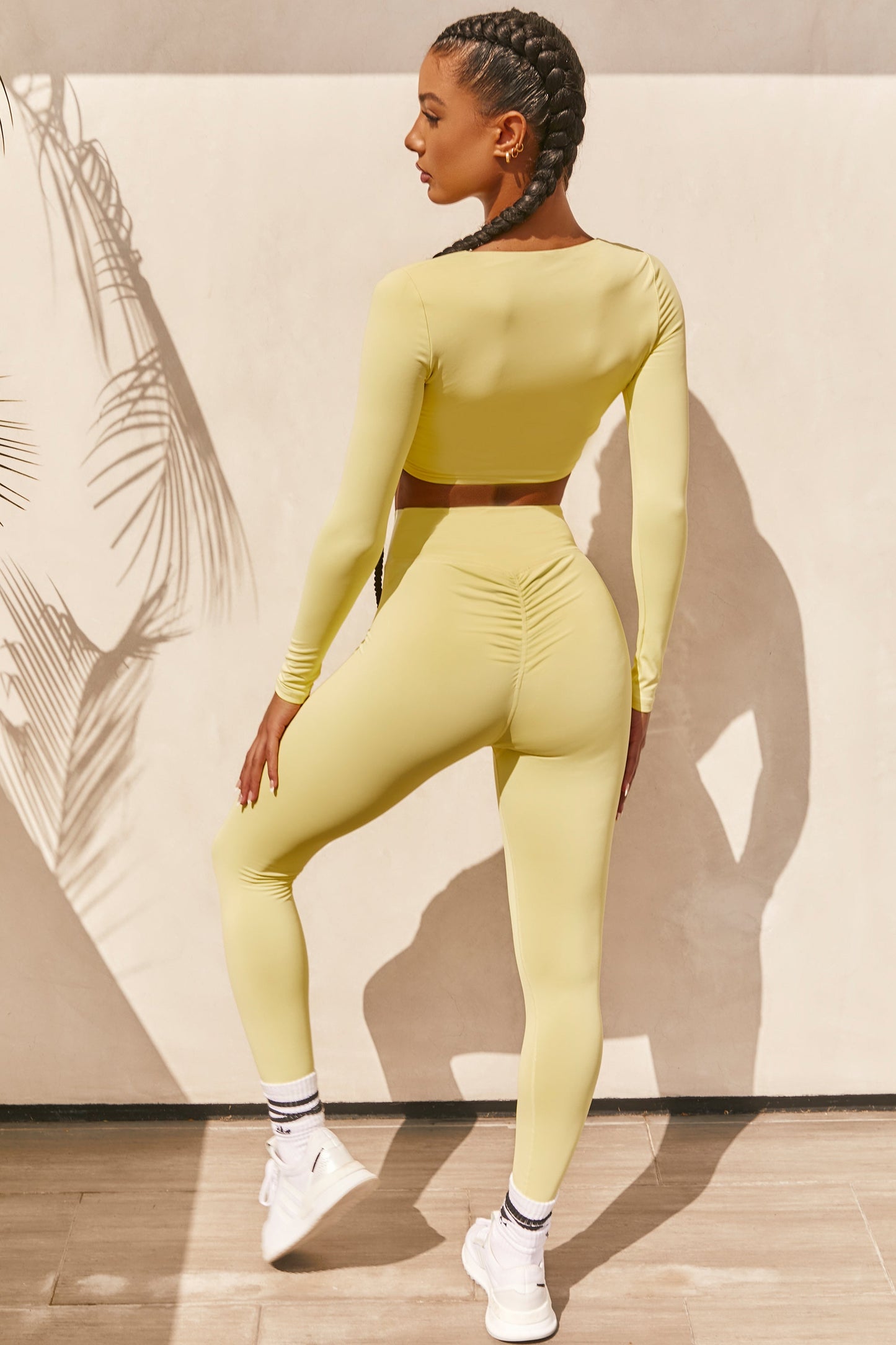 Potential Slinky Full Length Leggings in Yellow