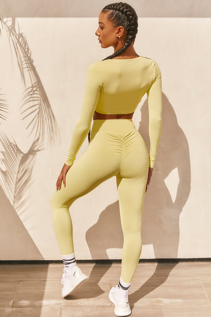 Potential Slinky Full Length Leggings in Yellow