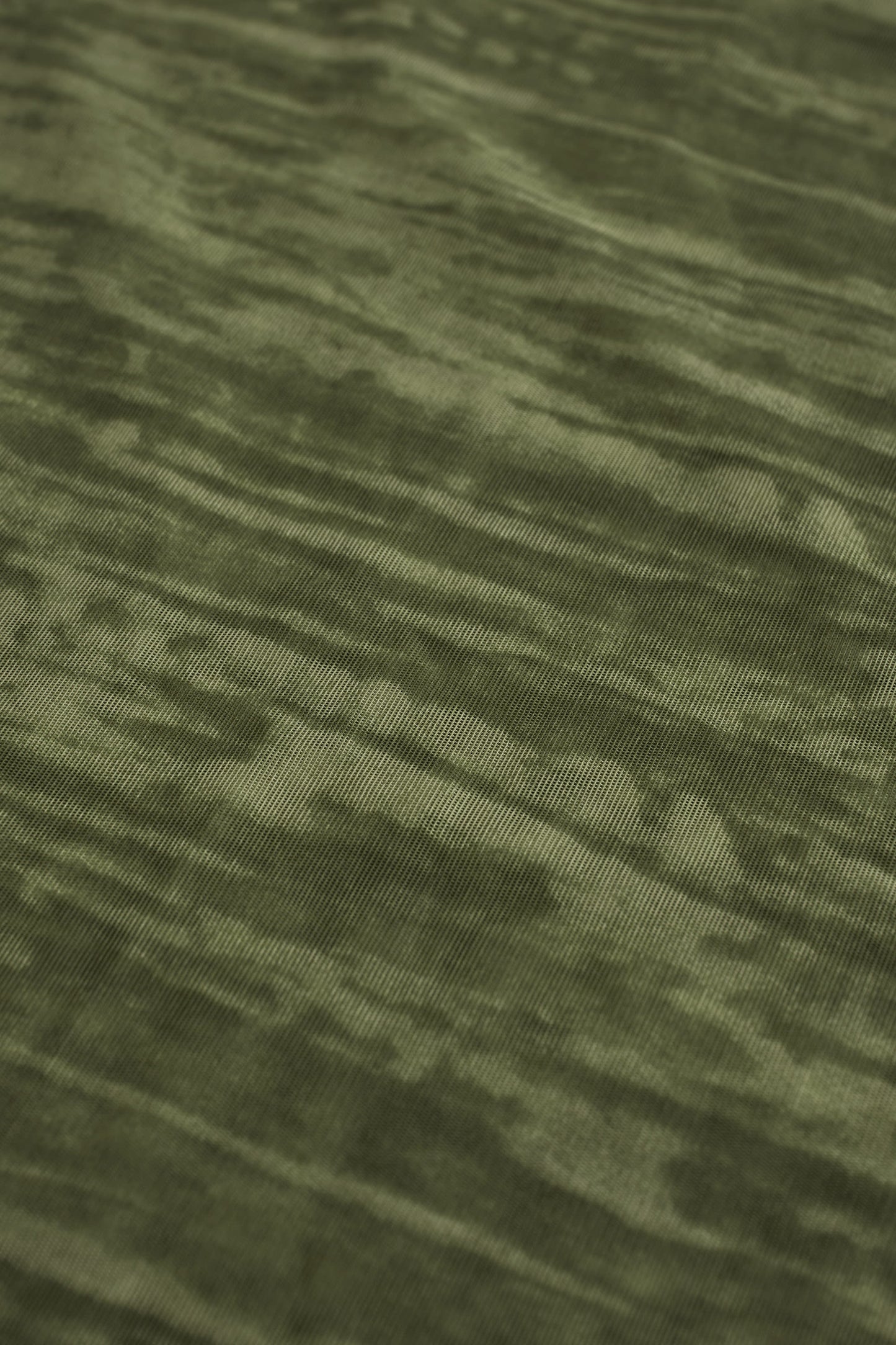 Lace-Up Ruffled Flared Jumpsuit in Green Print