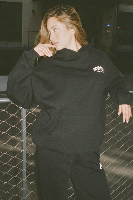 Oversized Hoodie in Black