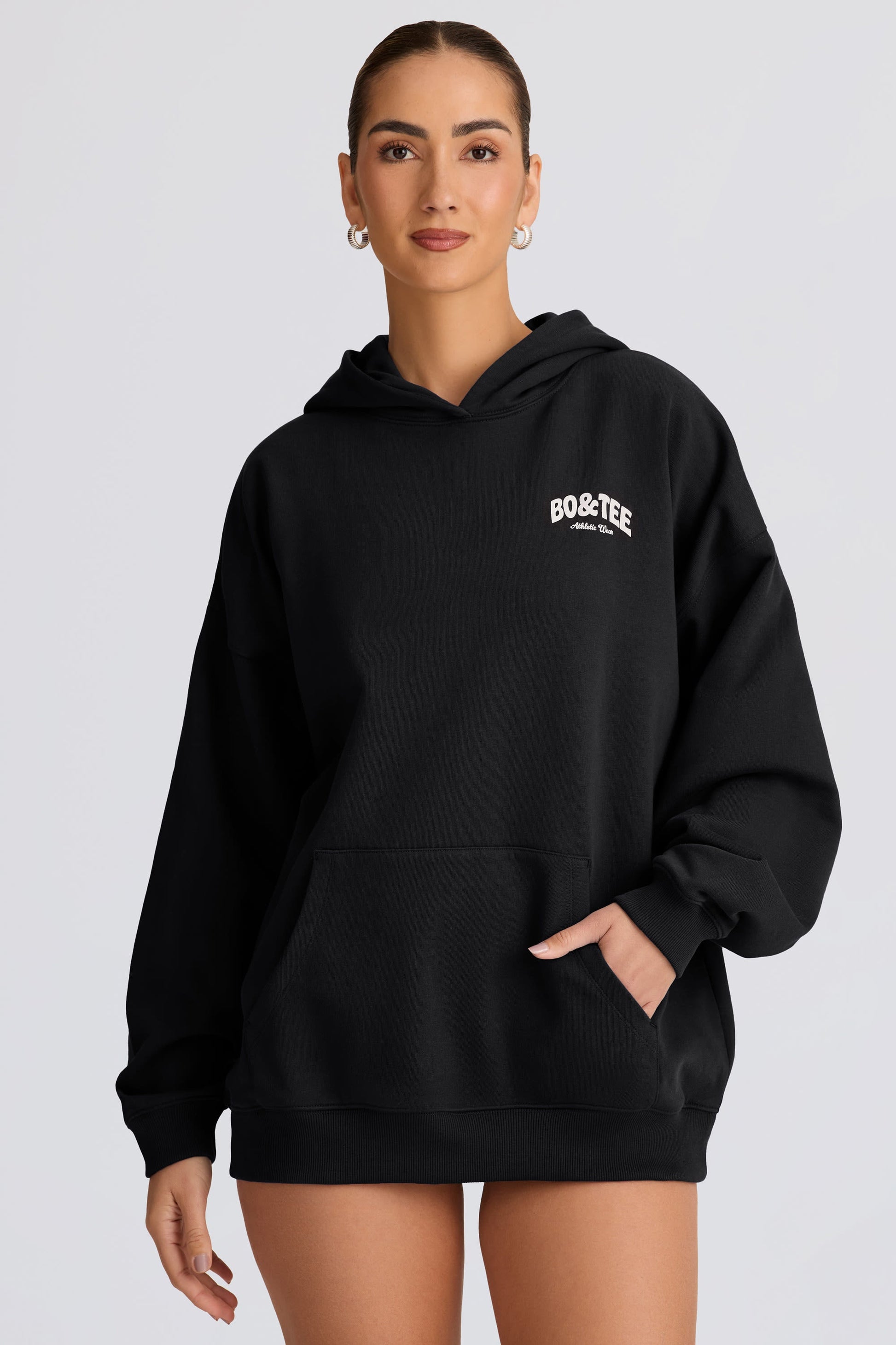 Oversized Hoodie in Black