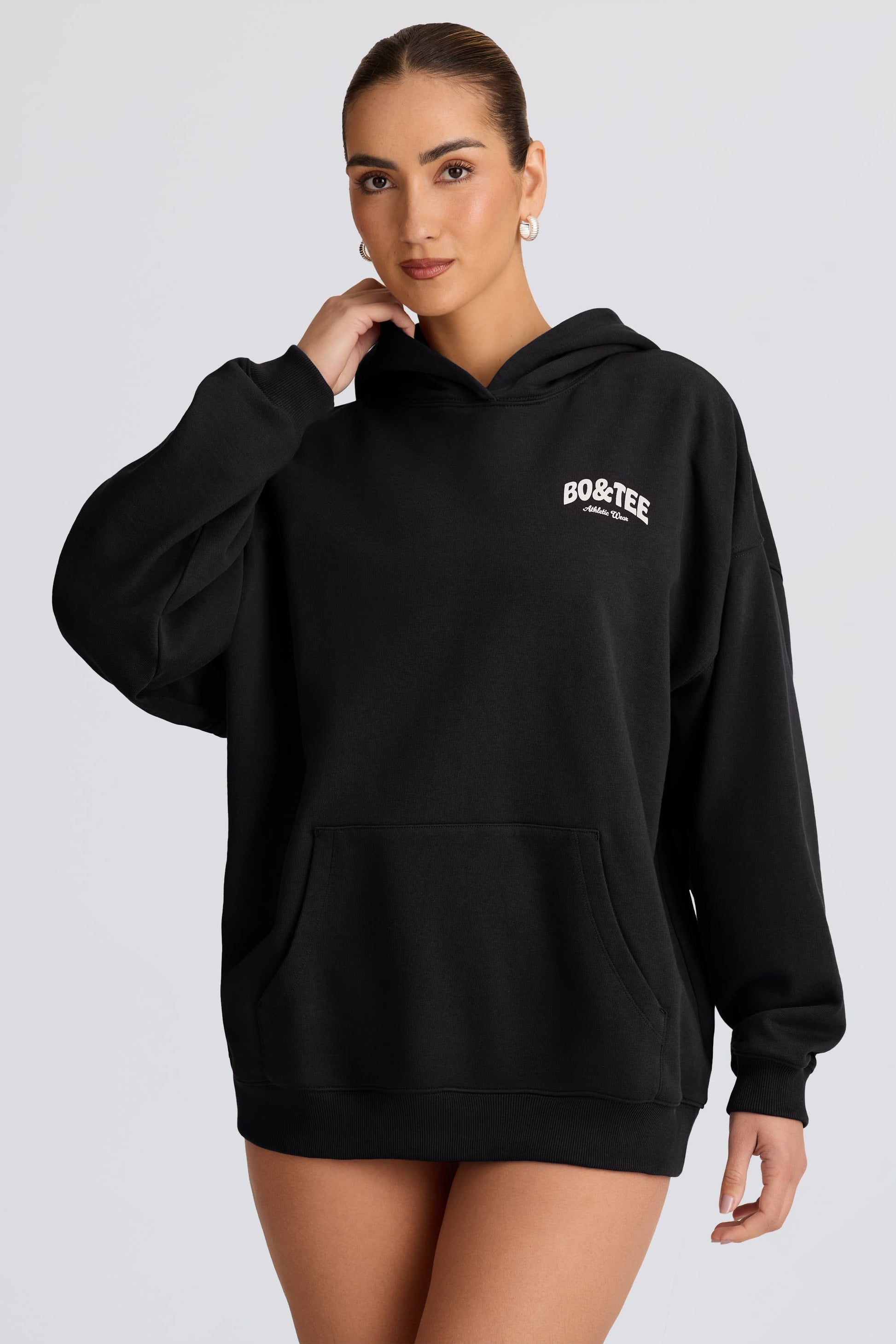 Oversized Hoodie in Black