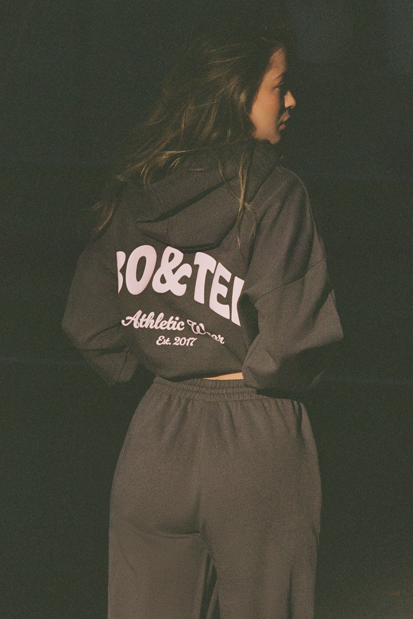 Oversized Hoodie in Charcoal Grey