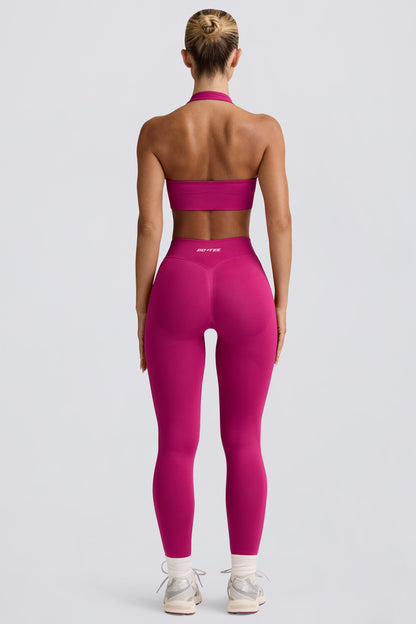 Define Luxe High-Waist Leggings in Berry