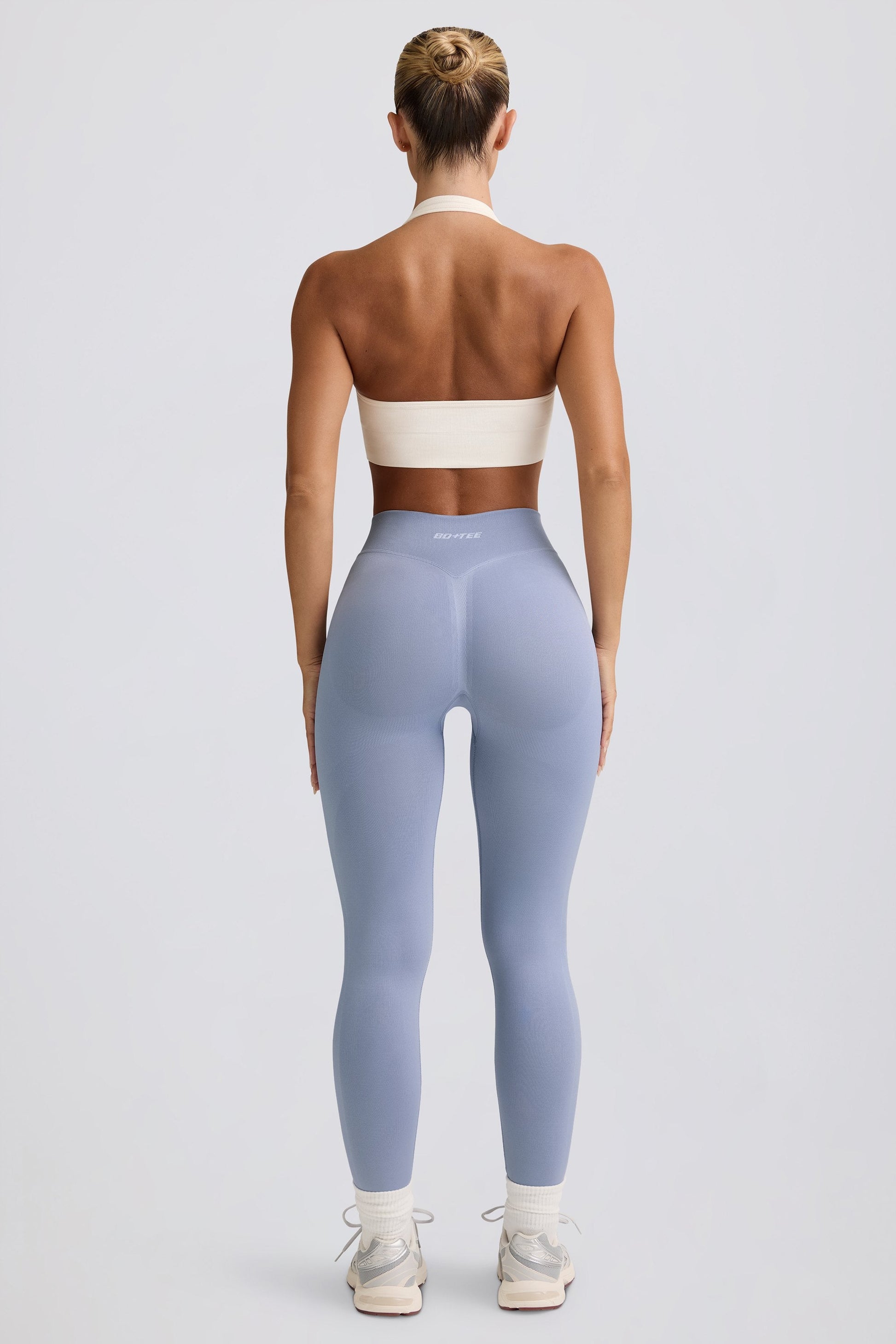 Define Luxe High-Waist Leggings in Blue Grey