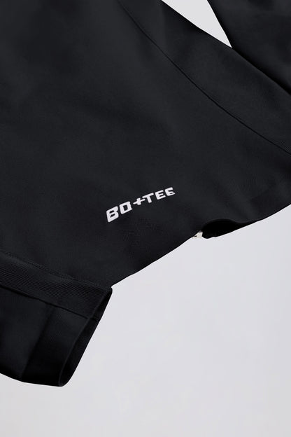 Define Luxe Zip-Up Jacket in Black