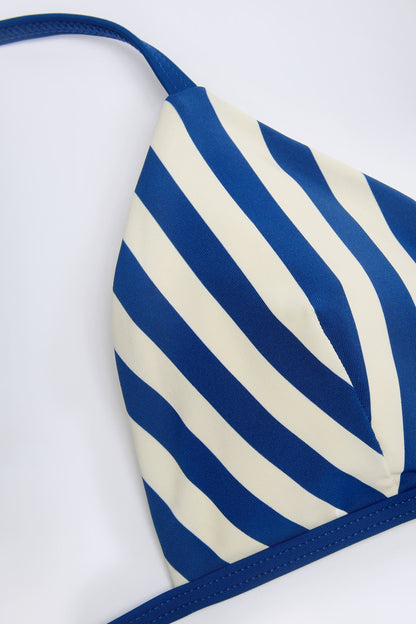 Triangle Bikini Top in Marine Blue