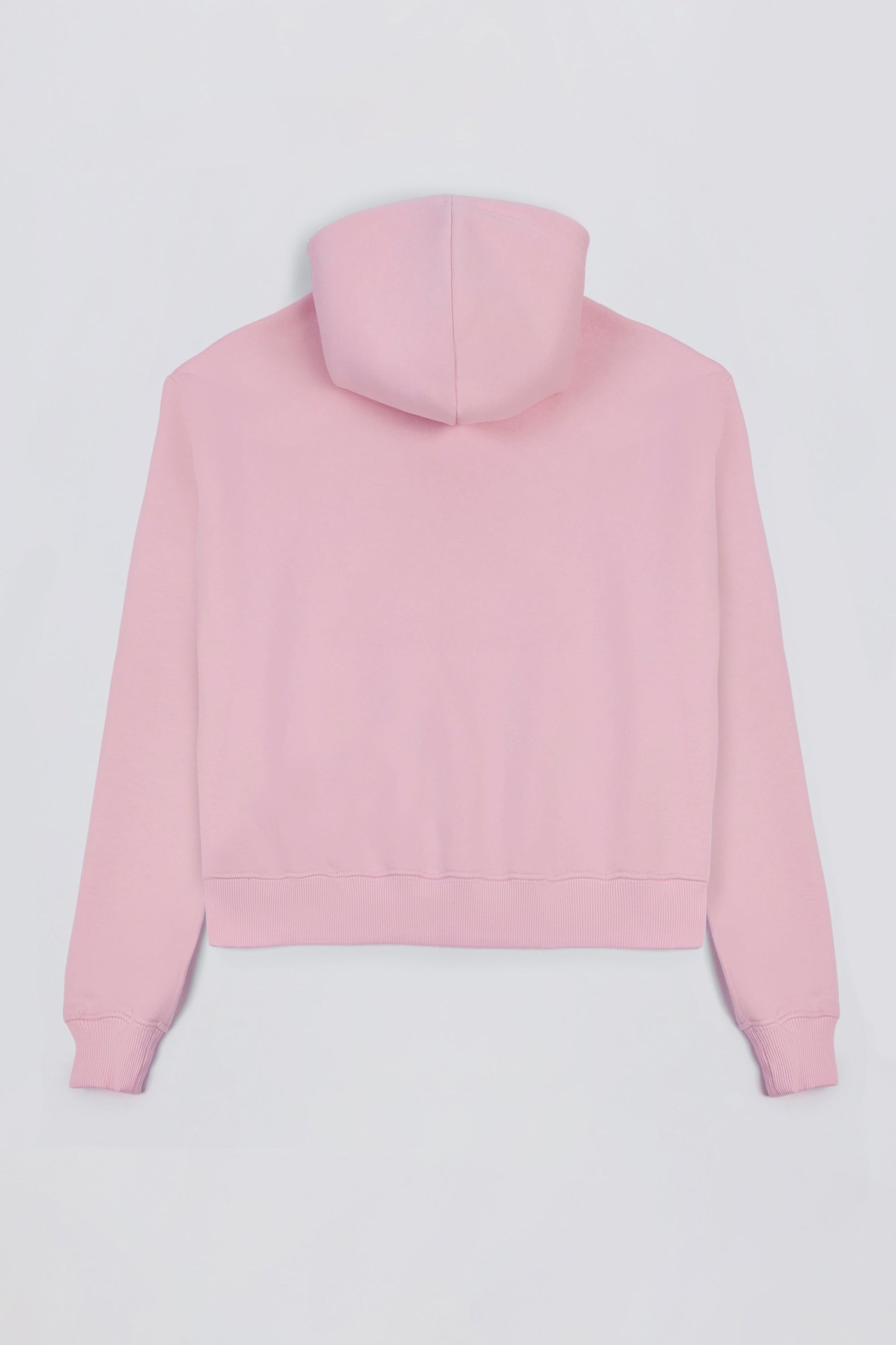 Oversized Appliqué Hoodie in Powder Pink
