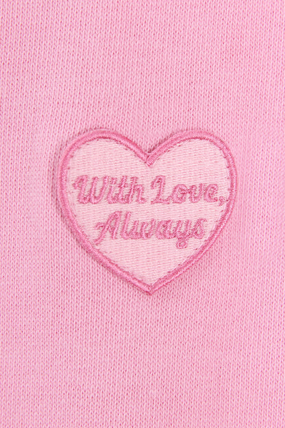 Oversized Hoodie in Baby Pink