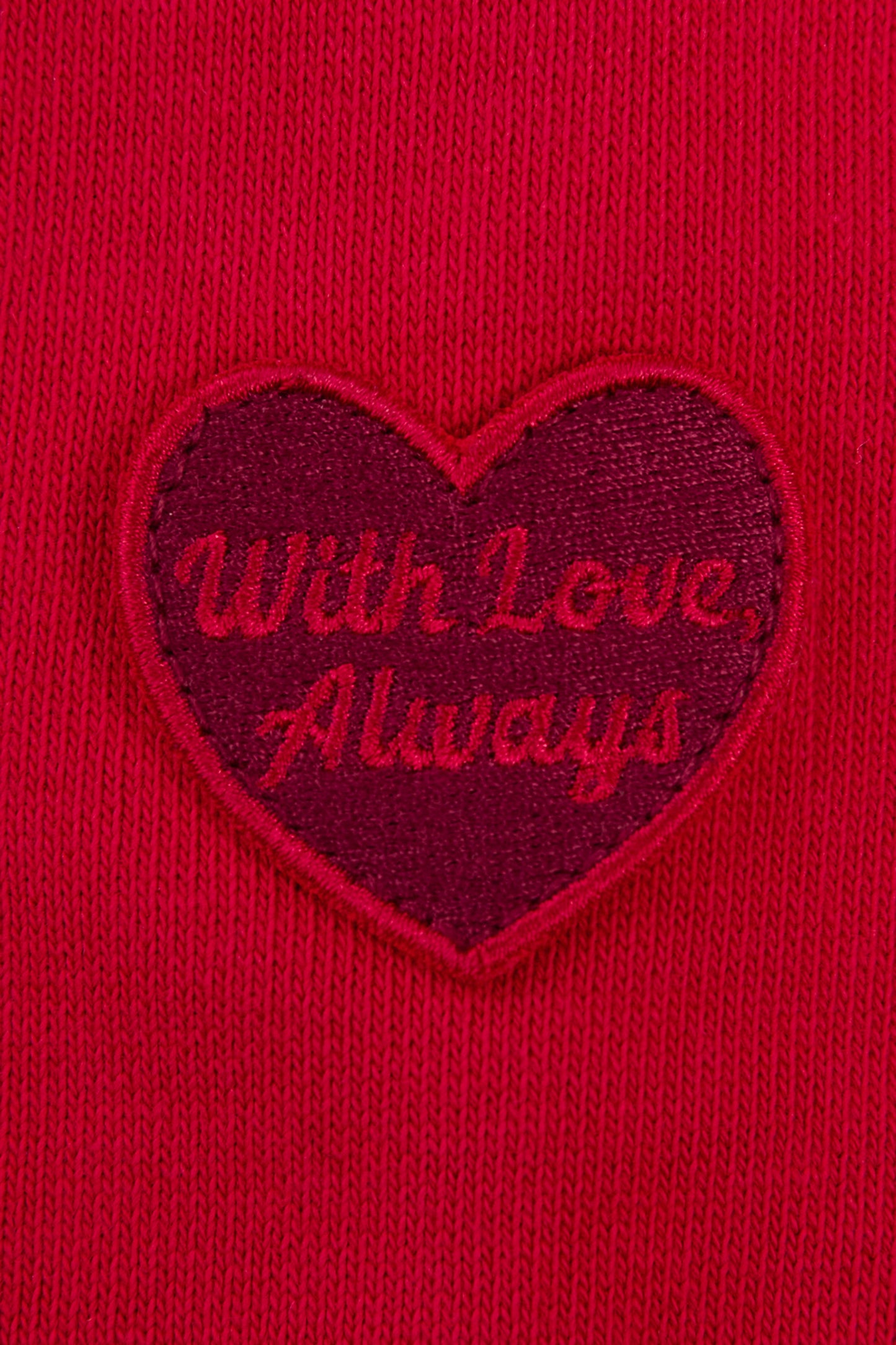 Oversized Hoodie in Hot Red