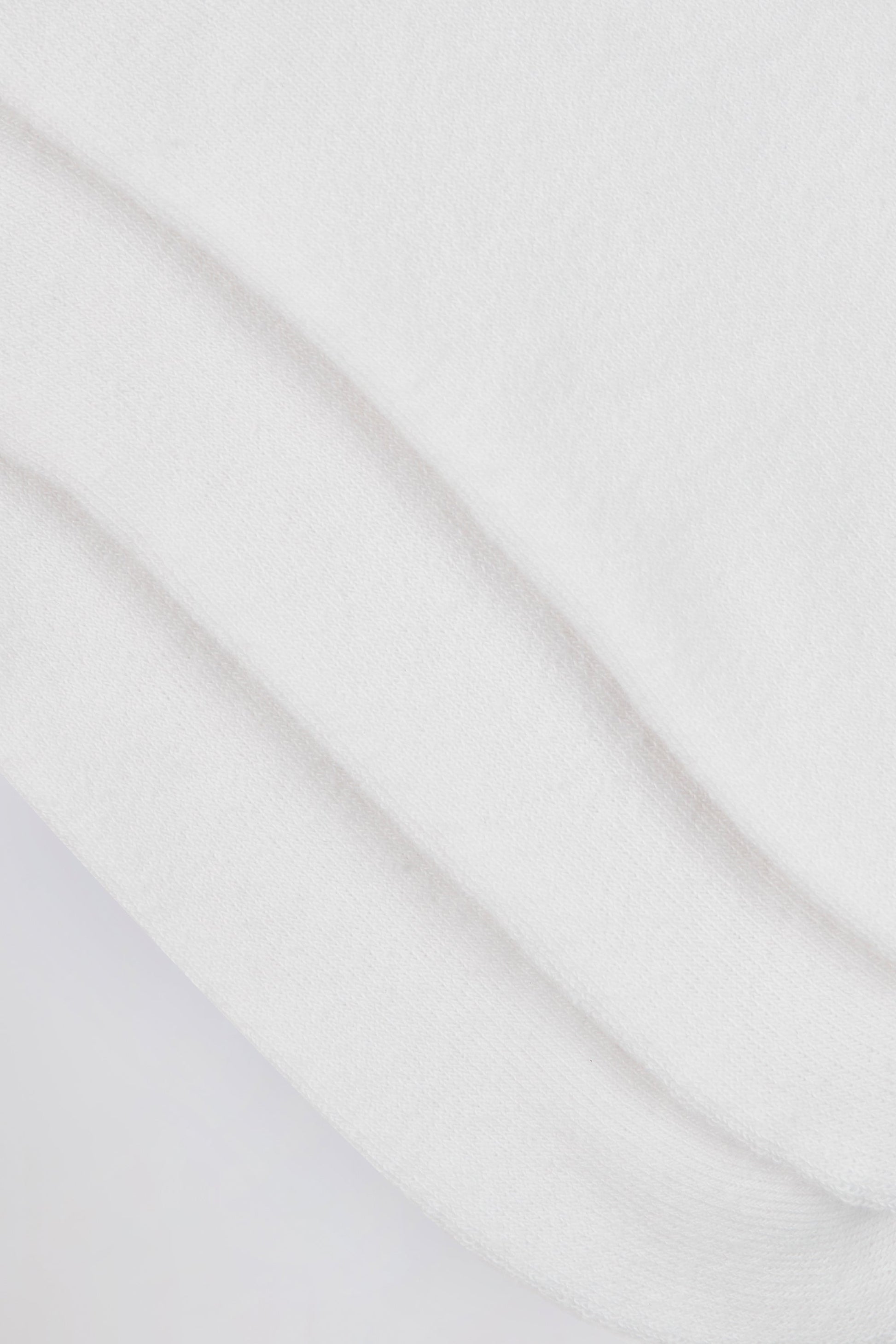 Ribbed Crew Sock Bundle in White