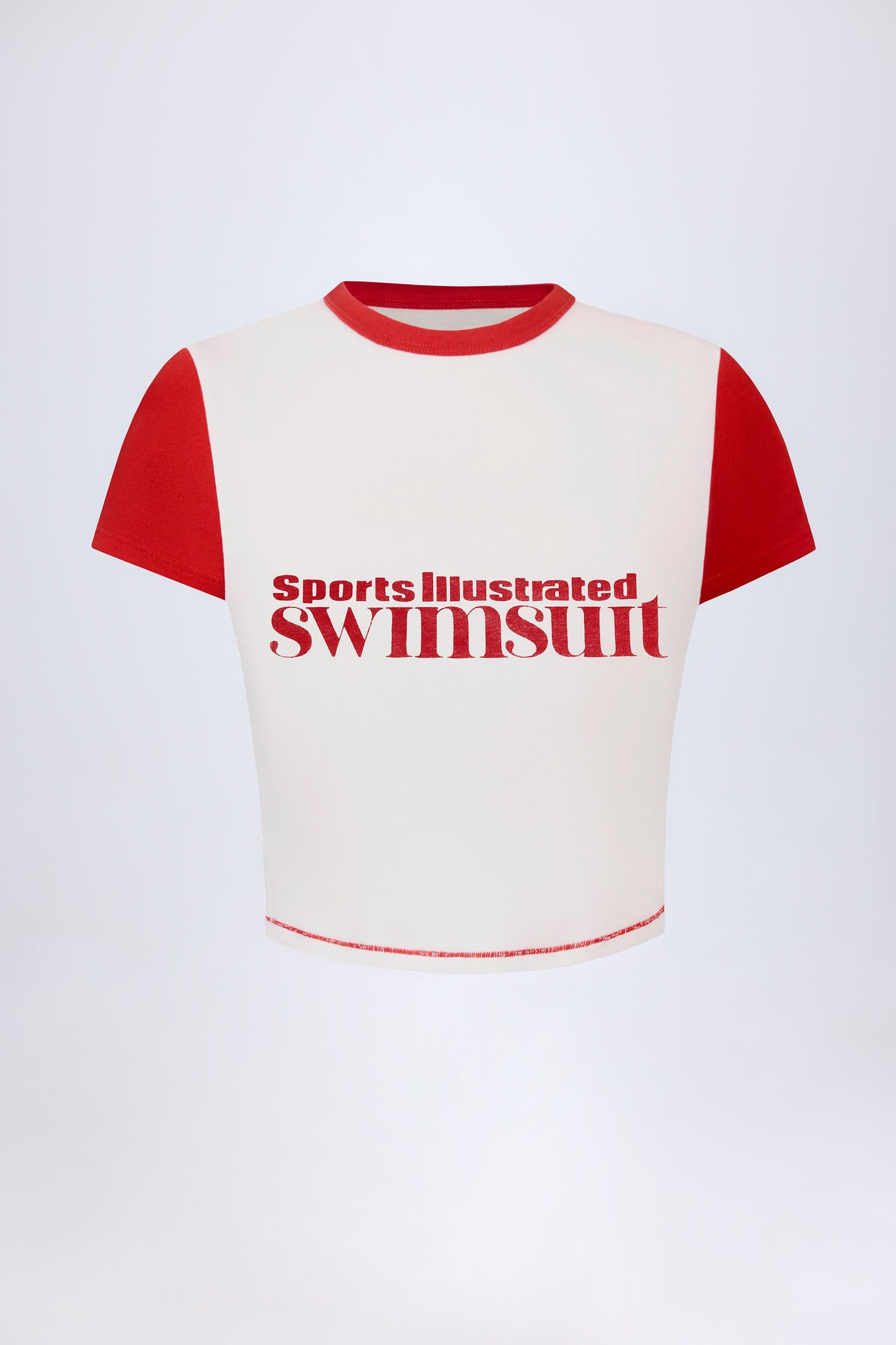 Logo Cropped T-Shirt in White