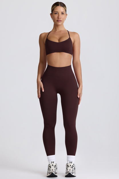 Super Sculpt Seamless Leggings in Chocolate