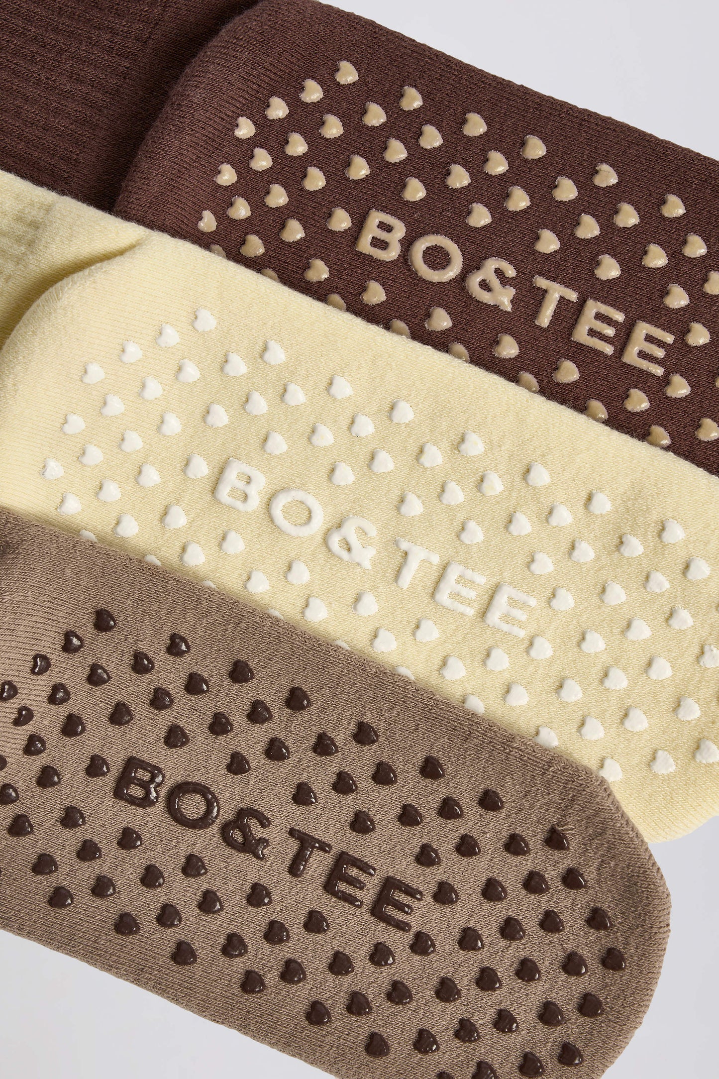 Pilates Sock Bundle in Mocha Multi