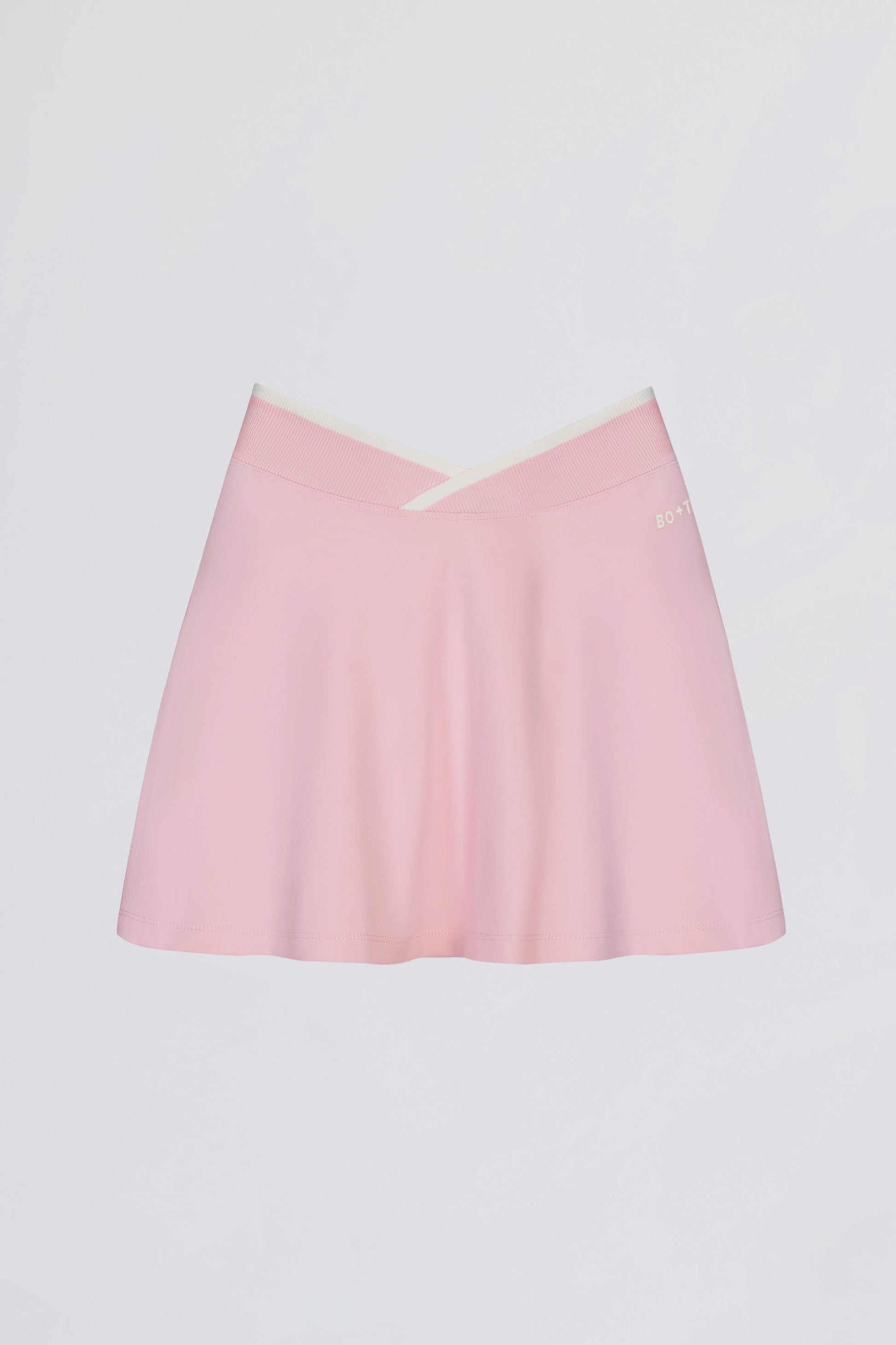 Soft Active Crossover Mini Skort in Powder Pink