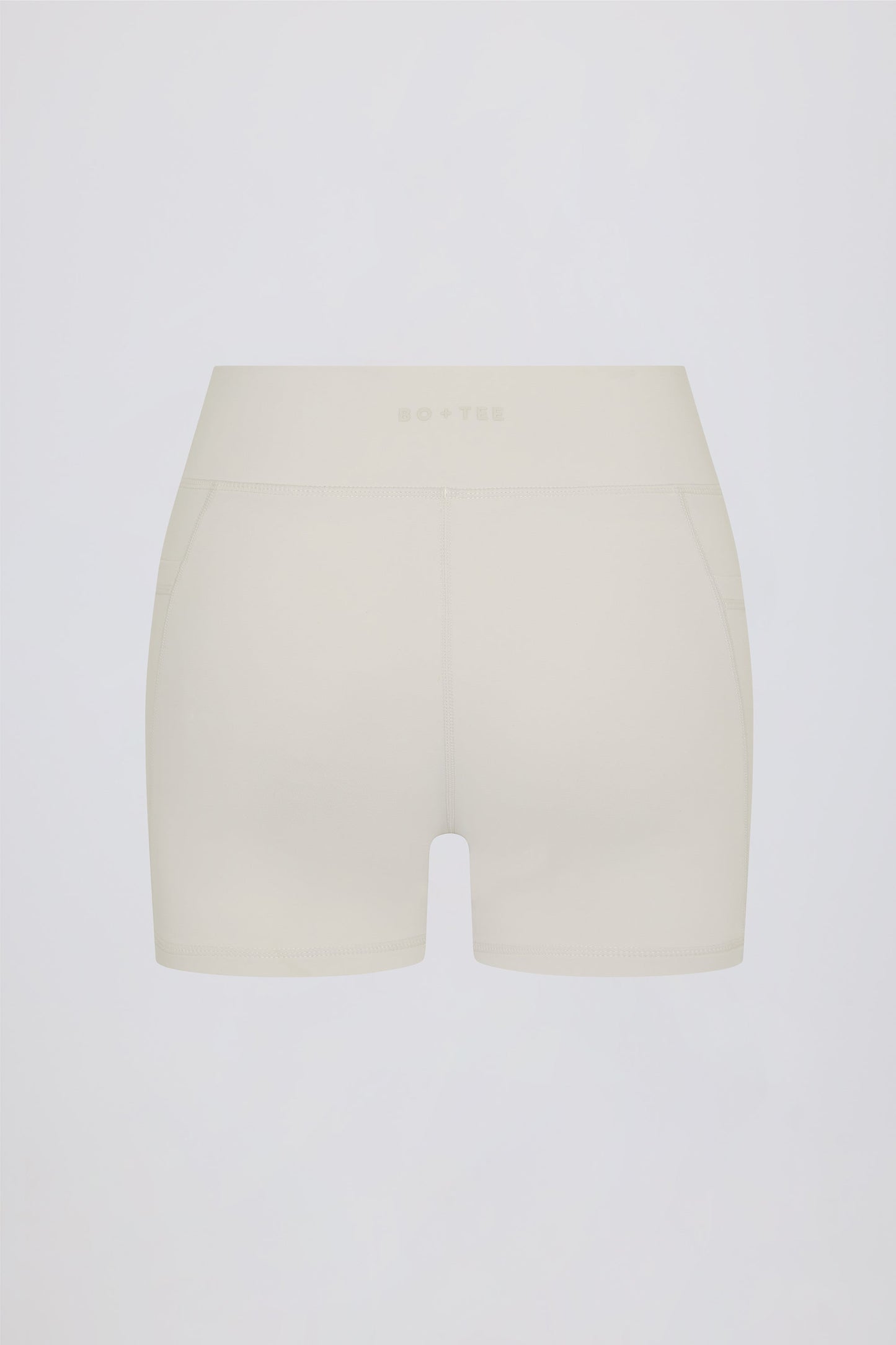 Soft Active Crossover Pocket Shorts in Cream