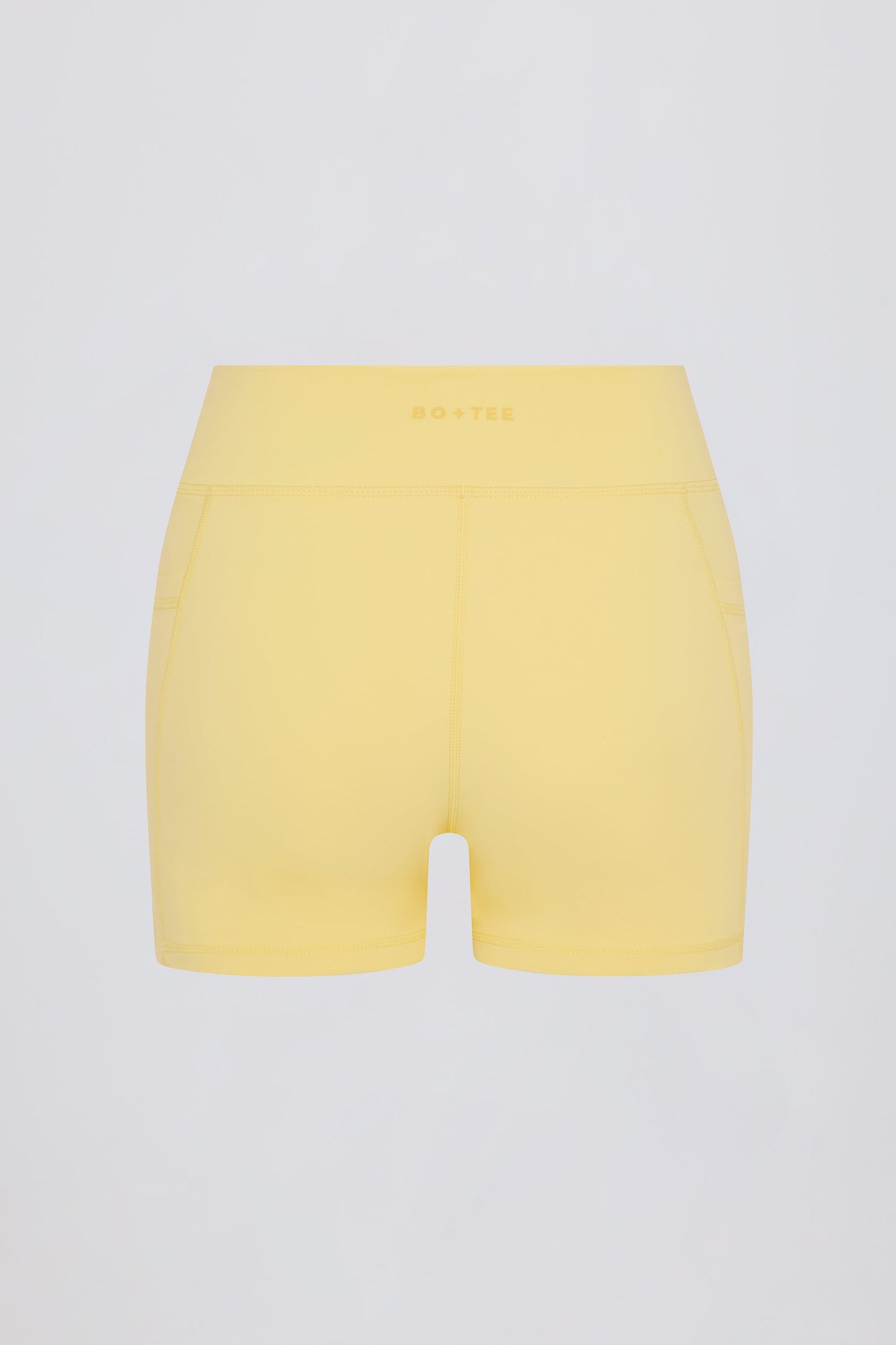 Soft Active Crossover Pocket Shorts in Lemon
