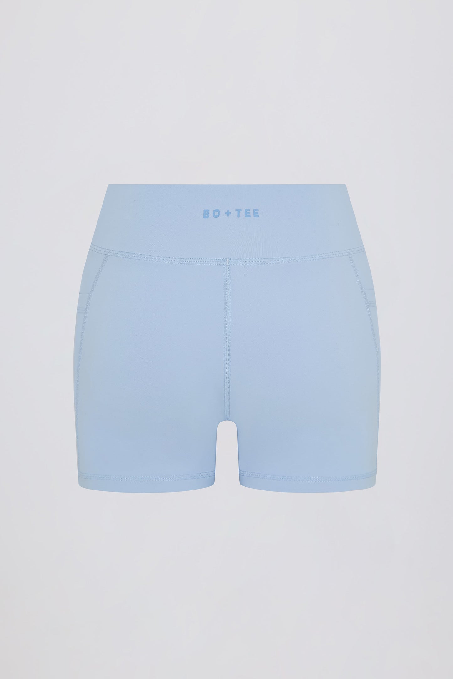 Soft Active Crossover Pocket Shorts in Sky