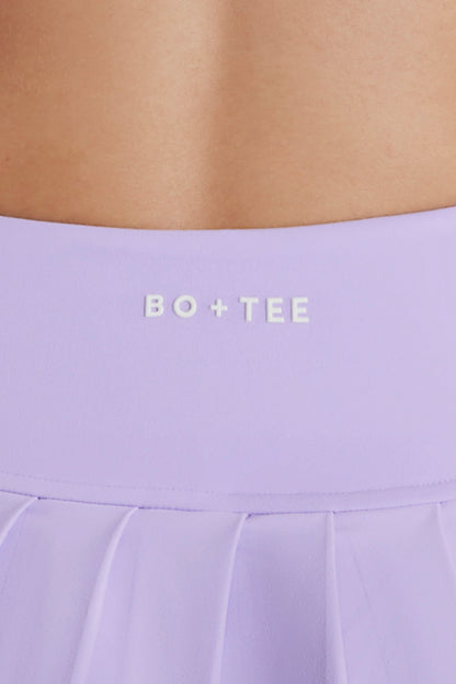 Soft Active Low-Rise Pleated Tennis Skort in Lilac
