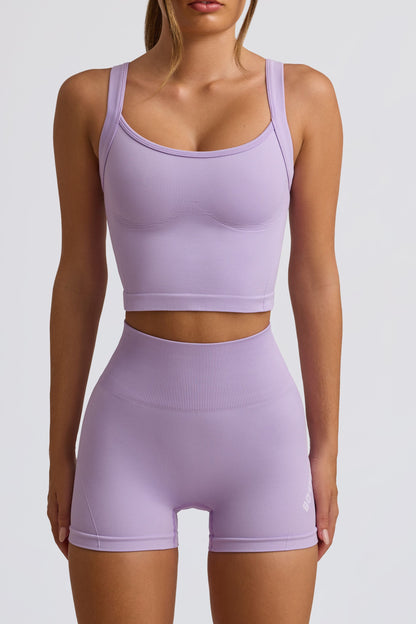 Super Sculpt Seamless Longline Camisole Top in Soft Lilac