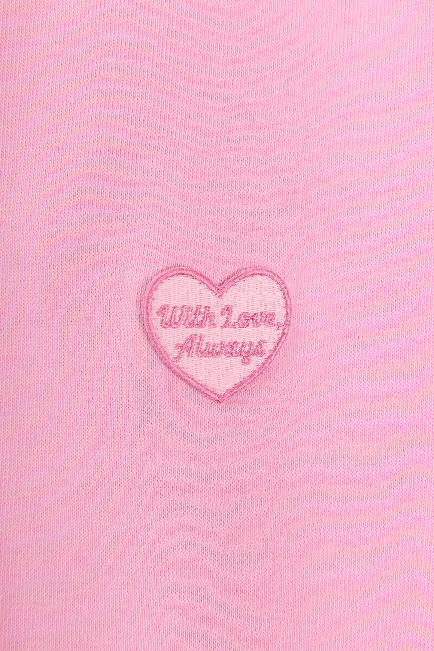 Cropped Zip-Up Hoodie in Baby Pink