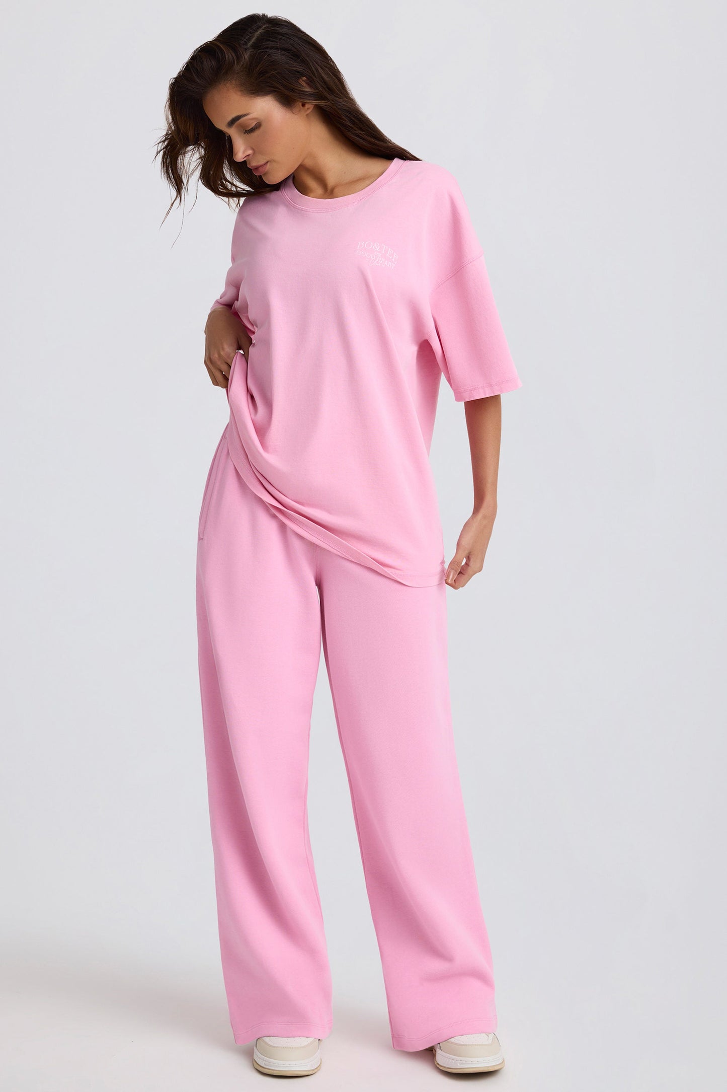 Oversized T-Shirt in Baby Pink