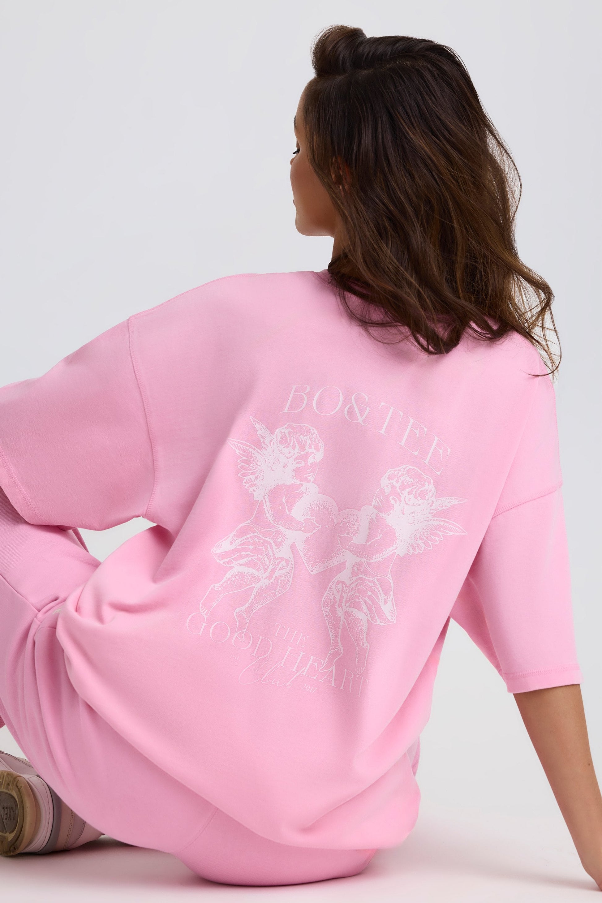 Oversized T-Shirt in Baby Pink